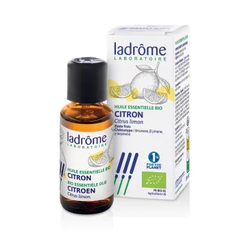 Huile essentielle Citron bio Ladrôme - flacon de 30ml