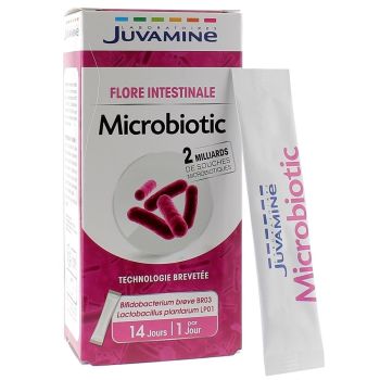 Microbiotic flore intestinale Juvamine - boite de 14 sticks