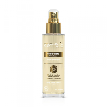 Nectar doré huile sèche multi-fonctions bio Centifolia - flacon de 105 ml