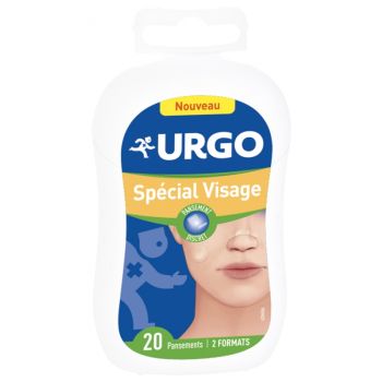 Pansements spécial visage Urgo - boîte de 20 pansements