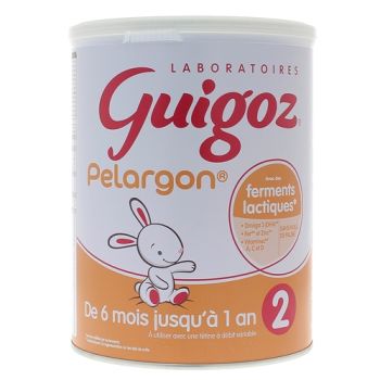 Pelargon Lait 2ème âge dès 6 mois Guigoz - pot de 780g