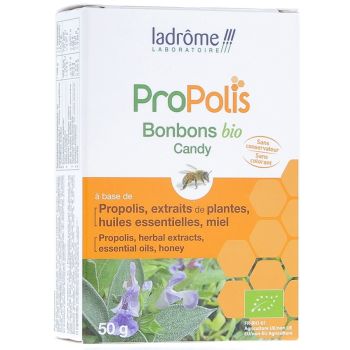 Propolis bonbons Bio Ladrôme - Boite de 50 g