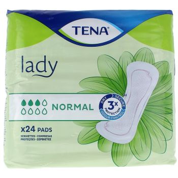 Tena lady normal serviettes - 24 serviettes