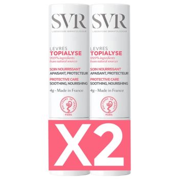 Topialyse stick lèvres SVR - lot de 2 sticks de 4g