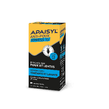 Anti-poux et lentes Apaisyl poux - flacon de 100 ml + peigne