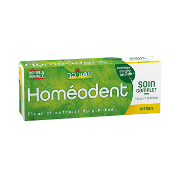 Homéodent dentifrice soin complet dents et gencives goût citron - tube de 75 ml