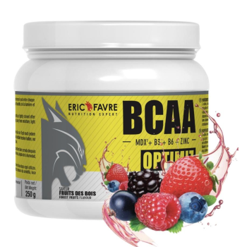 BCAA Optimiz saveur fruit des bois Eric Favre - pot de 250g