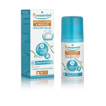 Cryo Pure gel articulations & muscles Puressentiel - roll-on de 75 ml