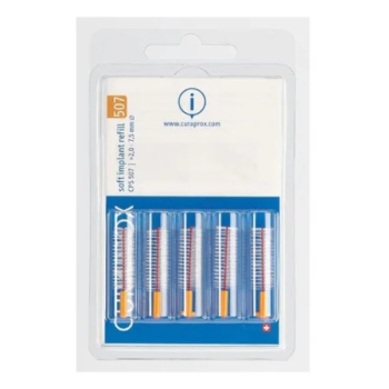 Brossettes interdentaires soft implant 7,5mm Curaprox - 5 brossettes 