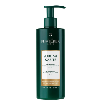 Sublime Karit&eacute; shampooing disciplinant hydratant Ren&eacute; Furterer - flacon-pompe de 500ml