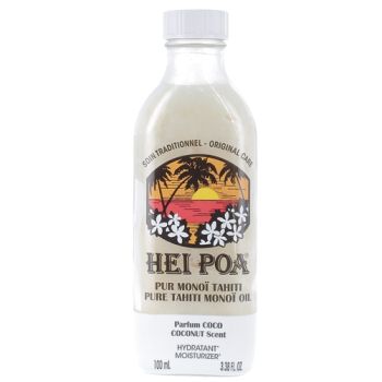 Pur monoï tahiti parfum coco Hei Poa - flacon de 100 ml