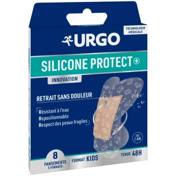 Silicone protect innovation pansements format kids Urgo - boite de 5 pansements