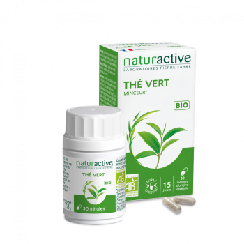 Thé vert minceur bio Naturactive - boite de 30 gélules