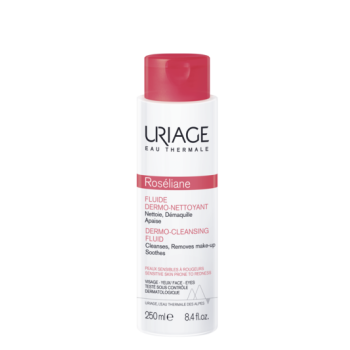 Roséliane Fluide dermo-nettoyant Uriage - flacon de 250 ml