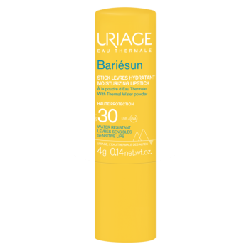 Bariésun Stick à lèvres solaire SPF 30 haute protection Uriage - stick de 4 g