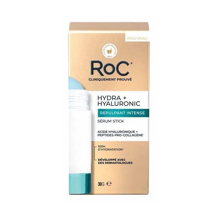 Hydra+Hyaluronic Sérum stick repulpant intense RoC - stick de 30g