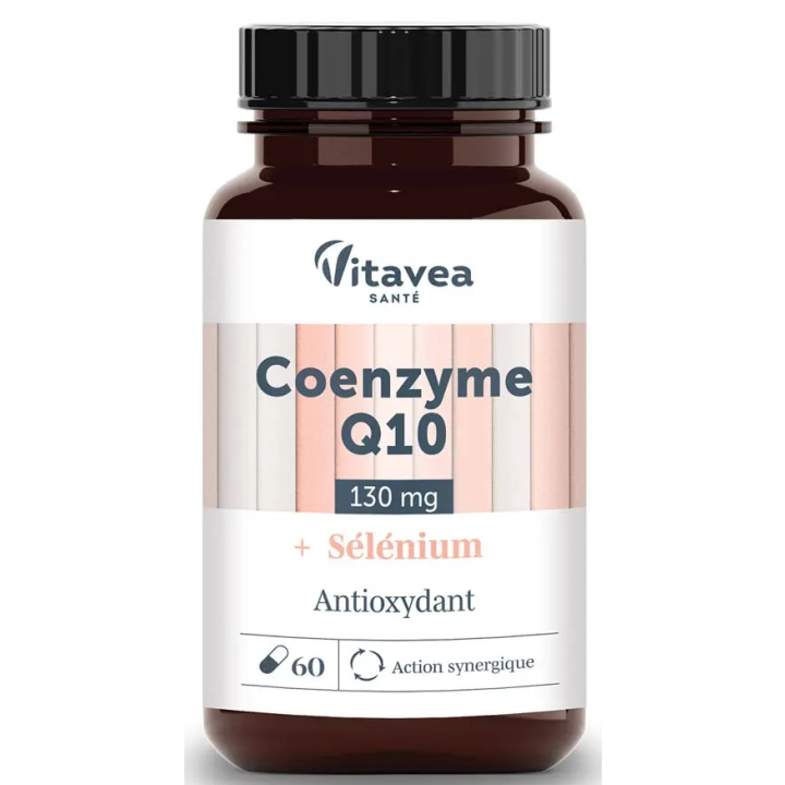 Coenzyme Q10 + sélénium Vitavea - pot de 60 gélules