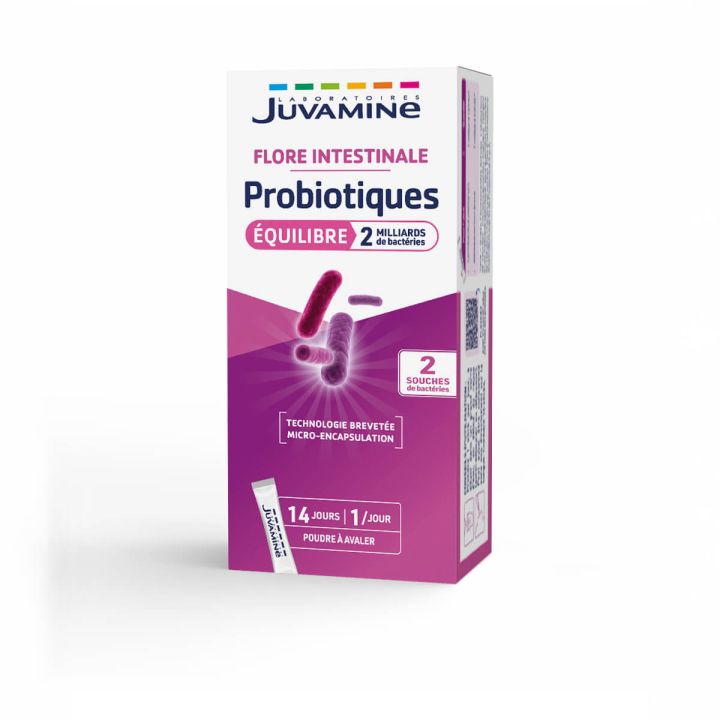 Microbiotic flore intestinale Juvamine - boite de 14 sticks