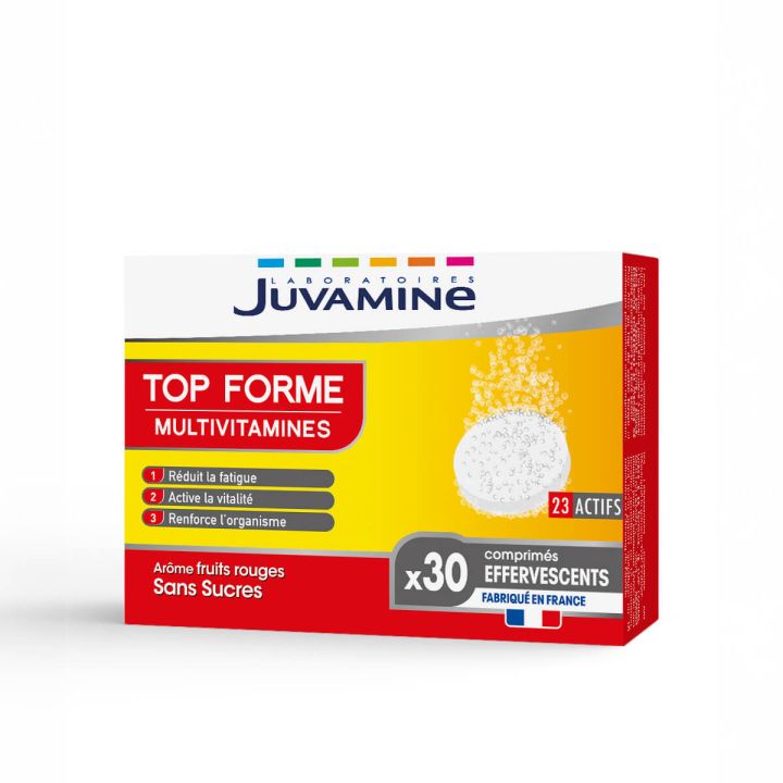 Top Forme Multivitamines Juvamine - boîte de 30 comprimés effervescents