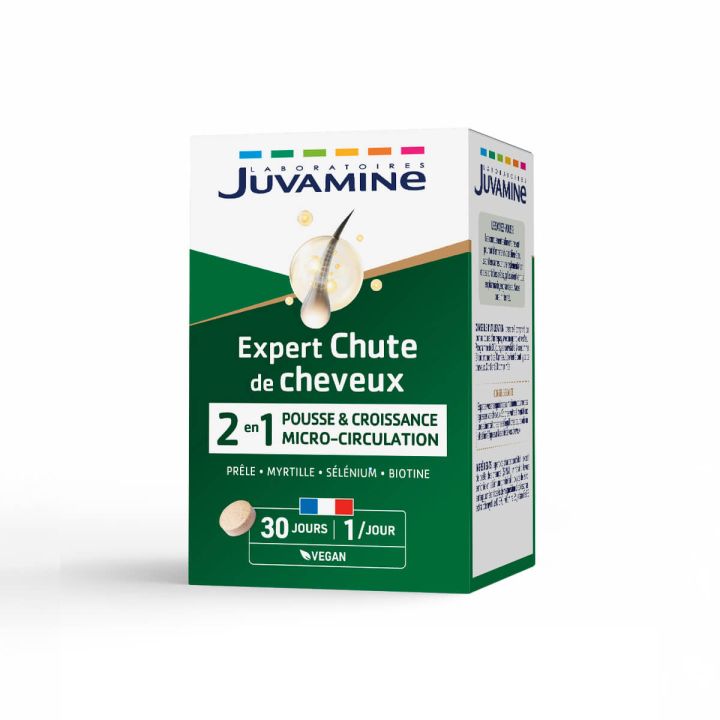 Chute de cheveux Juvamine - boite de 30 comprimés 