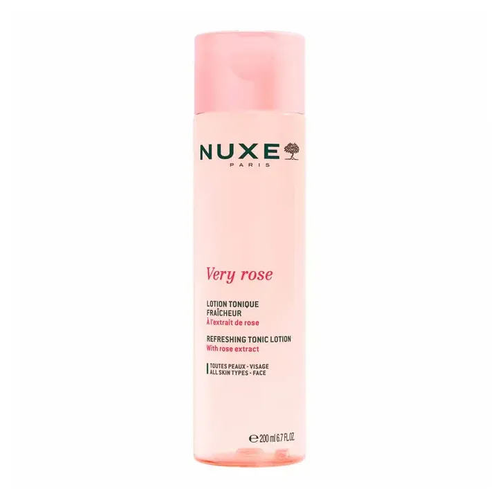 Very Rose lotion tonique fraîcheur Nuxe - flacon de 200ml