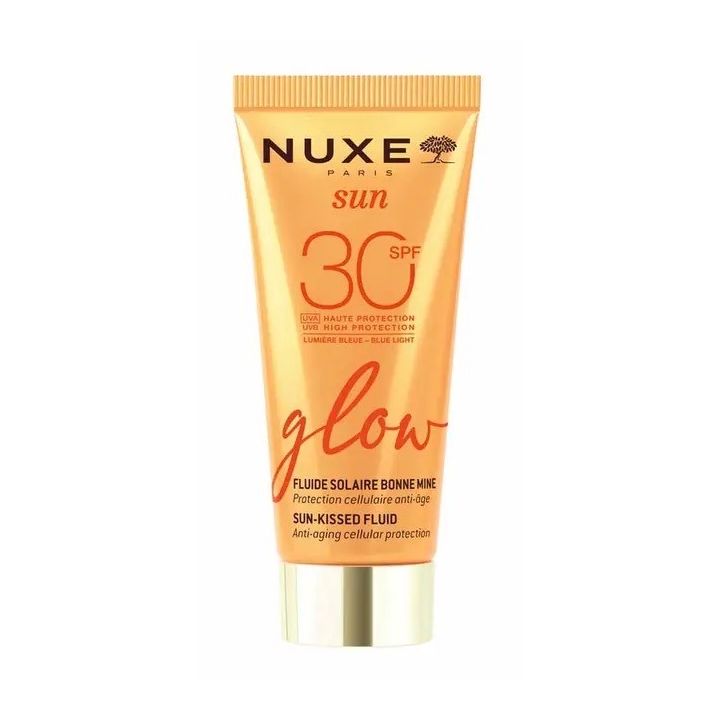Glow fluide solaire bonne mine SPF30 Nuxe Sun - tube de 40ml