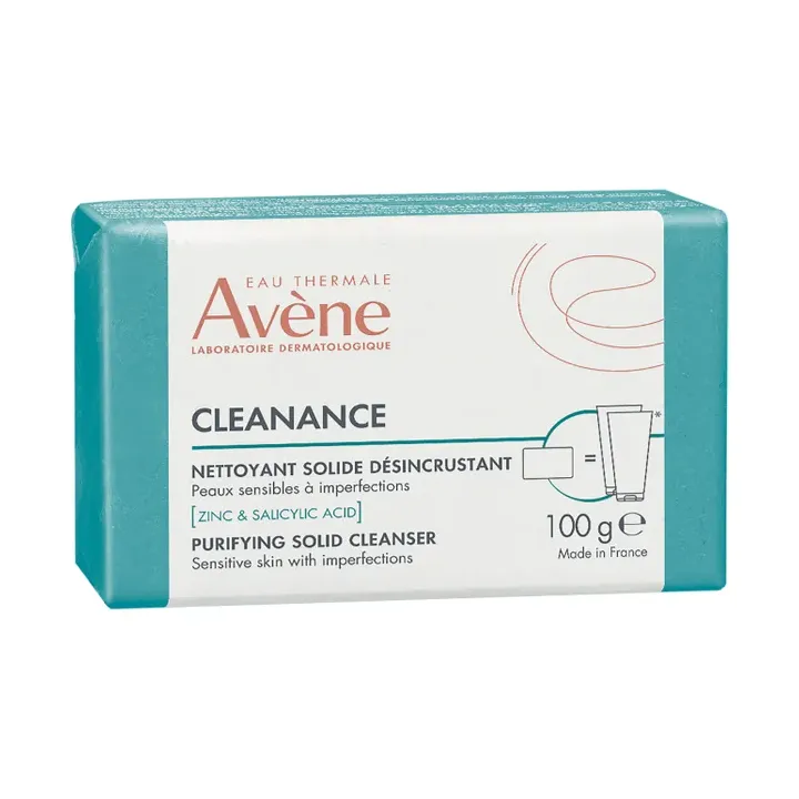 Cleanance nettoyant solide désincrustant Avène - pain de 100g