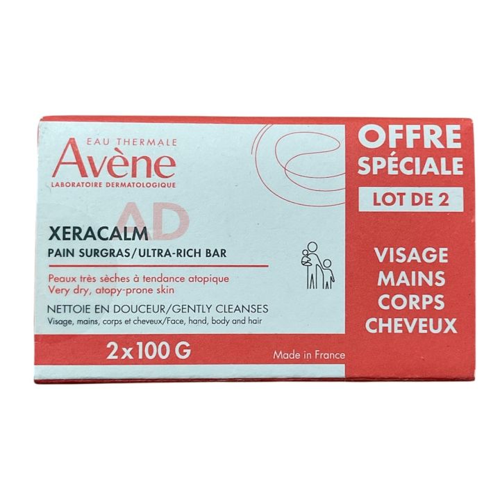 XeraCalm A.D Pain nettoyant surgras Avène
