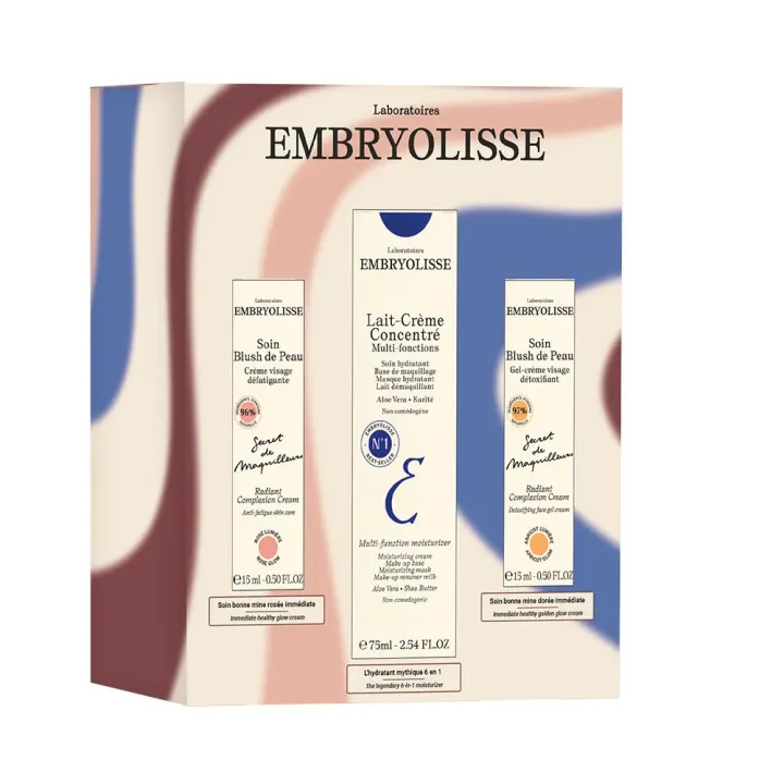 Coffret lait crème et blush Embryolisse - coffret de 3 produits
