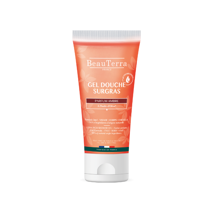 Gel douche Surgras Ambre BeauTerra