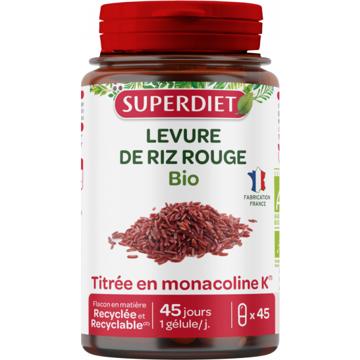 Levure de riz rouge bio Super Diet