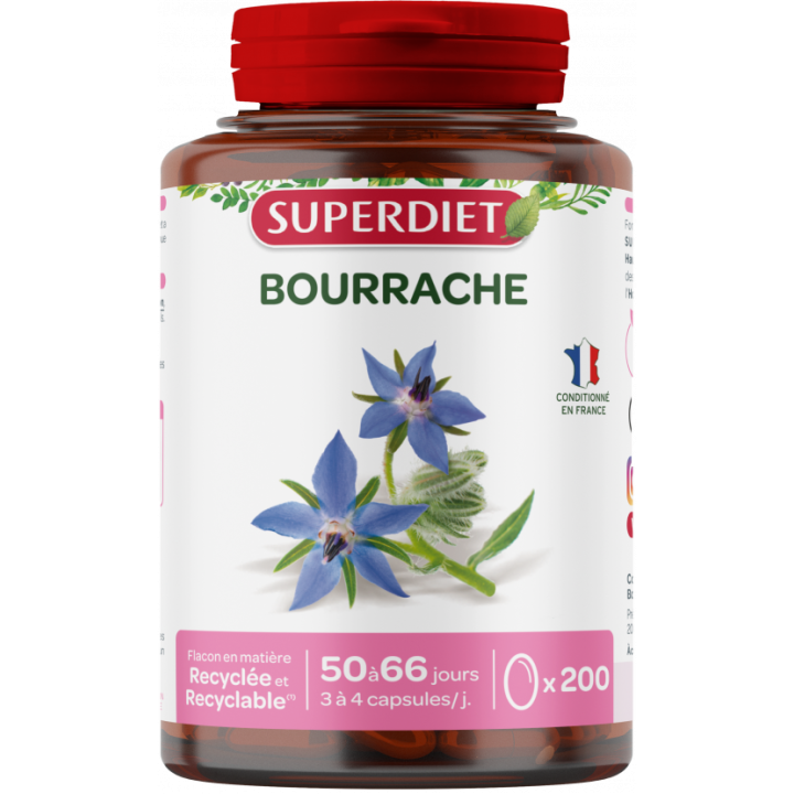 Bourrache Super Diet - boite de 200 capsules