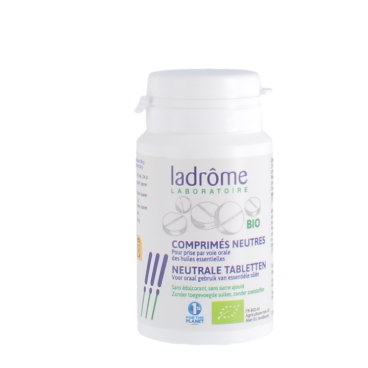 Comprimés neutres Bio Ladrôme - pot de 30 comprimés