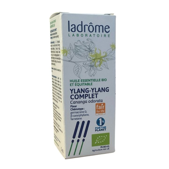 Huile essentielle ylang ylang complet Bio Ladrôme - Flacon de 5ml