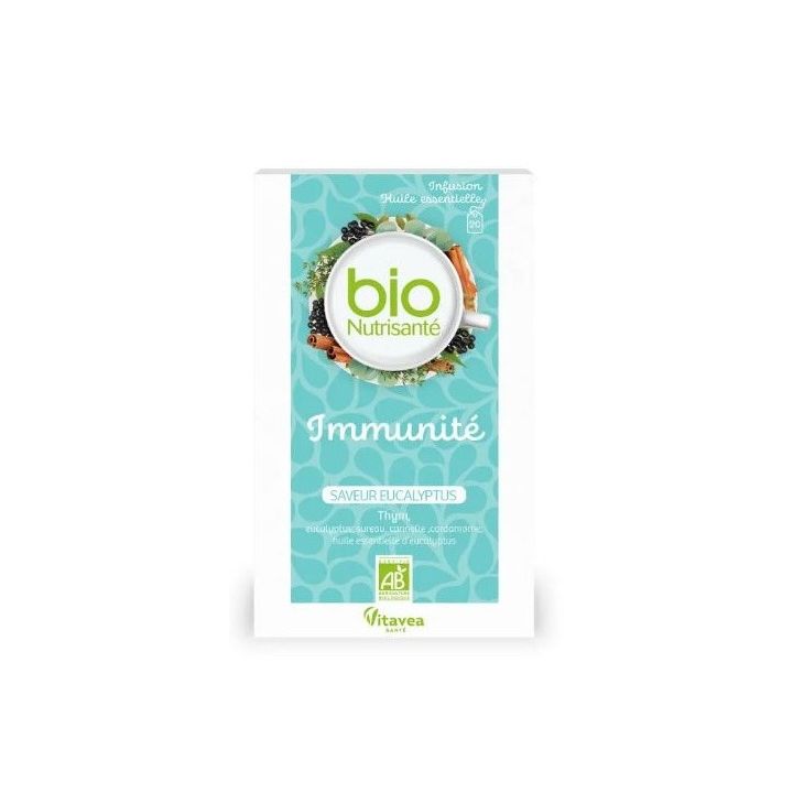 Infusion Immunité bio Nutrisanté - boîte de 20 sachets