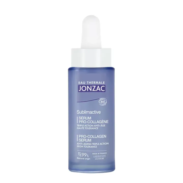 Sublimactive sérum pro-collagène bio Eau Thermale Jonzac - flacon pipette 30ml