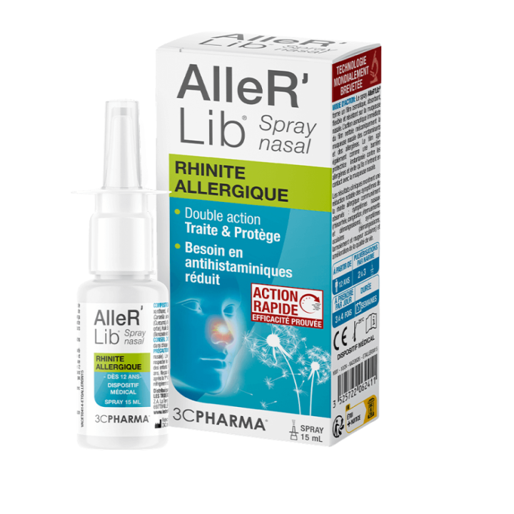 Aller'lib spray nasal 3C Pharma - spray de 15ml