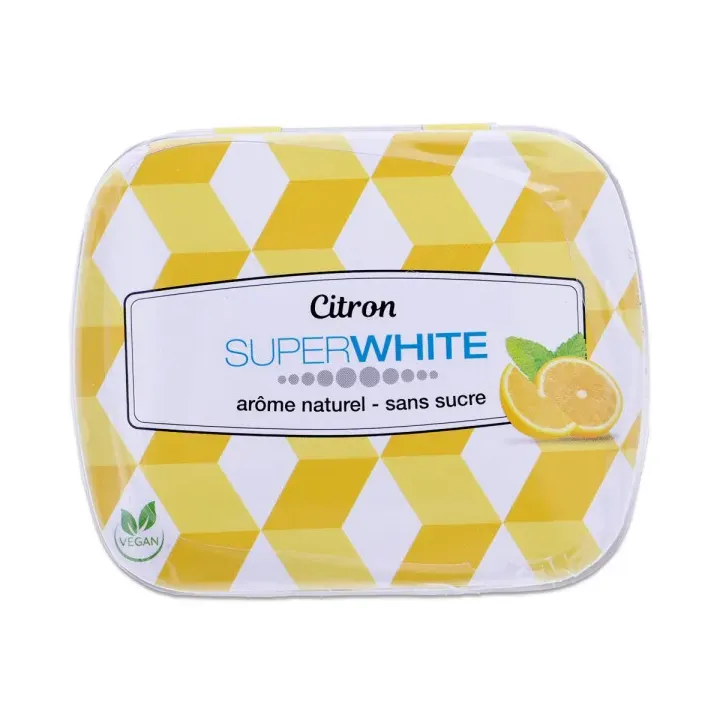 Pastilles citron Superwhite - boite de 50 pastilles