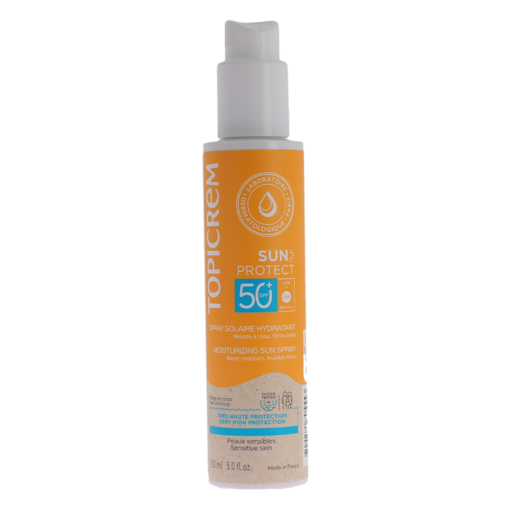 Sun protect spray solaire hydratant spf50+ Topicrem - spray de 150ml