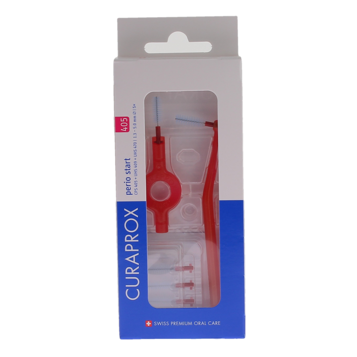 Set de brossettes interdentaires perio start taille 405 Curaprox - boite de 5 brossettes