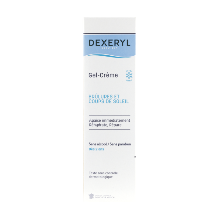 Dexeryl gel-crème effet frais Brûlures et coups de soleil Pierre Fabre