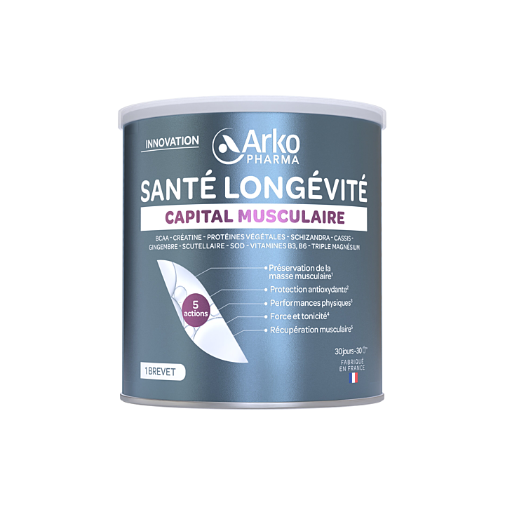 Santé longévité capital musculaire Arkopharma - pot de 300g