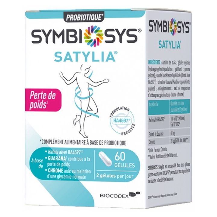 Symbiosis Satylia Chrome et Zinc Biocodex - boîte de 60 gélules