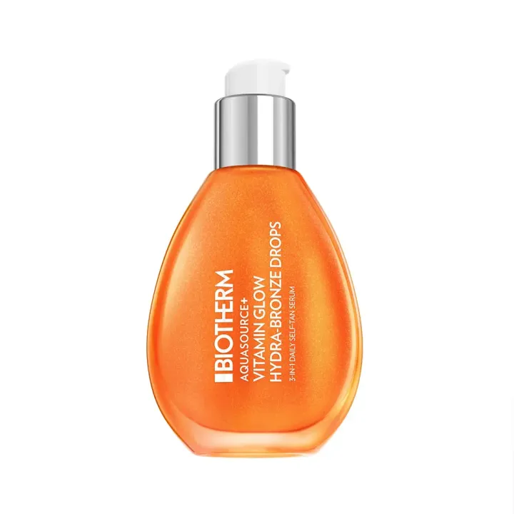 Aquasource+ sérum visage 3-en-1 auto-bronzant Biotherm - flacon de 50ml