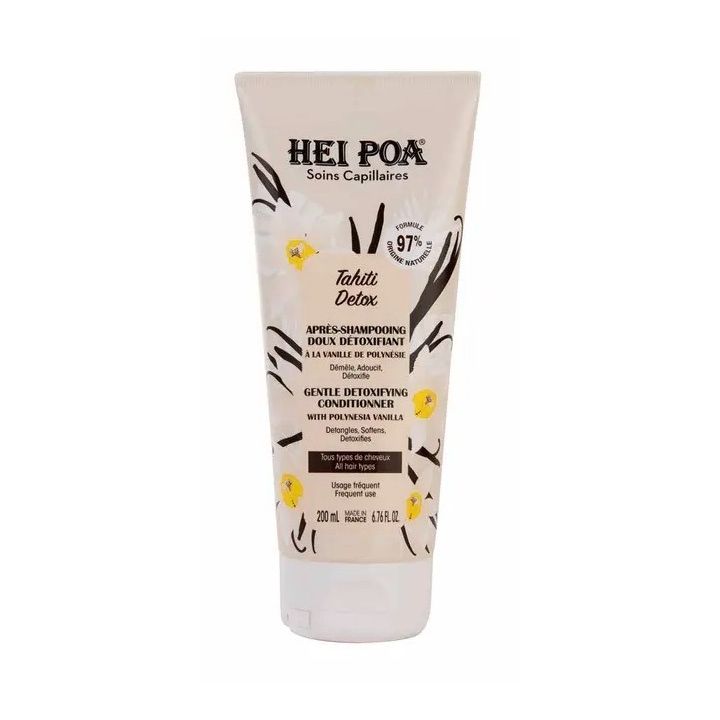 Tahiti Detox après-shampooing doux détoxifiant Hei Poa - tube de 200ml