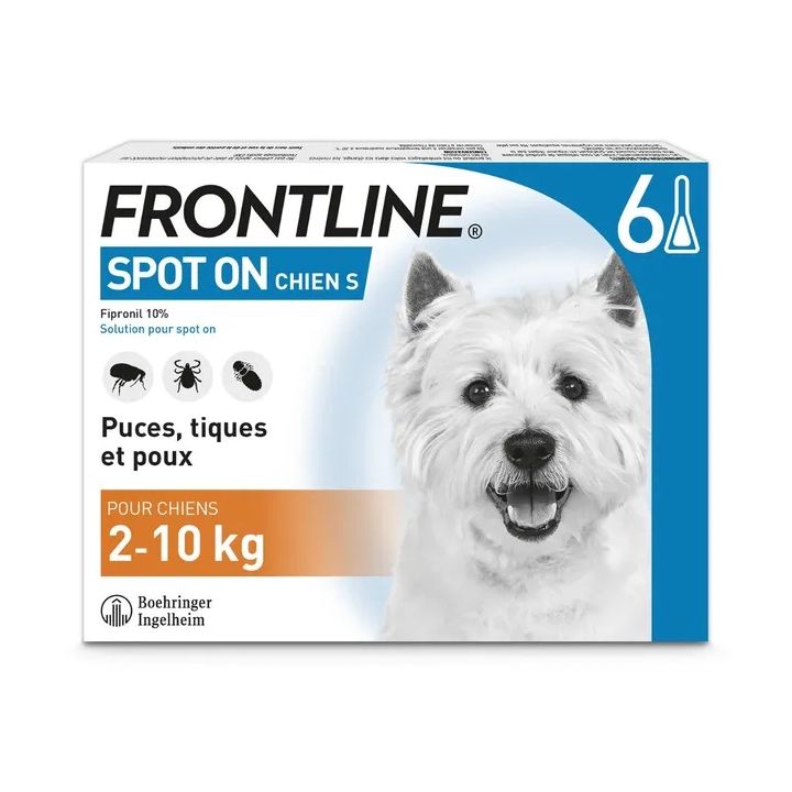 Spot On chiens 2-10 kg Frontline