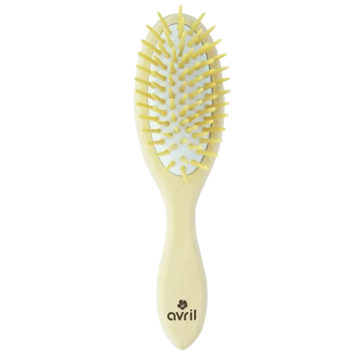 Brosse à cheveux en bois de hêtre Avril - une brosse