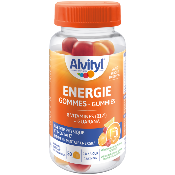 Energie gummies Alvityl - pot de 50 gommes