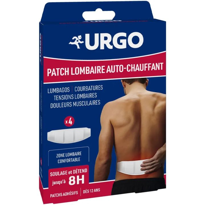 Patch lombaire auto-chauffant 8h Urgo