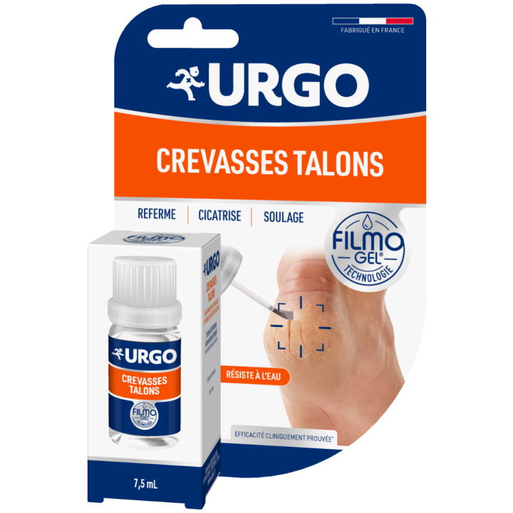 Filmogel Crevasses talons fendillés Urgo - flacon de 7,5ml
